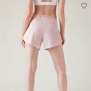 EUC Athleta Run With It 4.5” POCKETS Running Shorts Lined Lightweight Athletic S